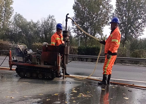 揭阳高速公路下沉注浆加固